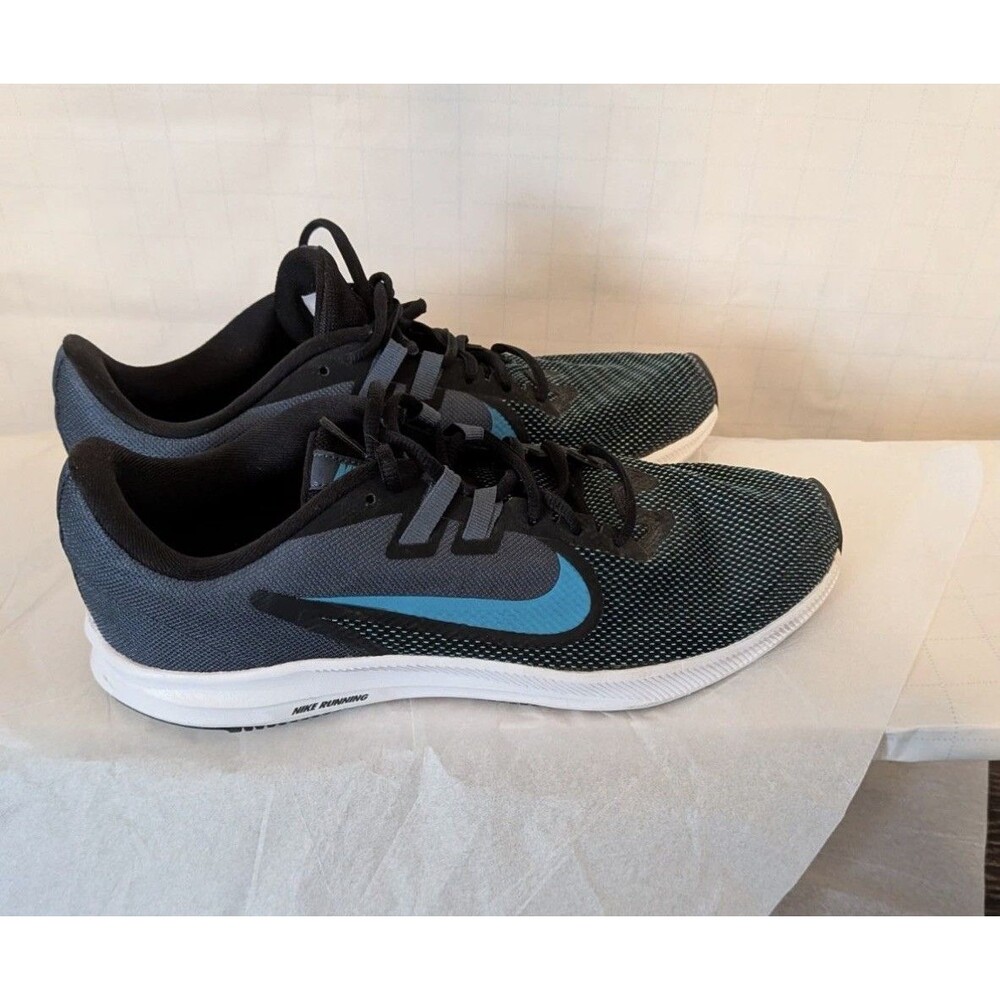 Nike Downshifter 9 Road Running / Color: Black-Monsoon Blue / Size: 9.5 US